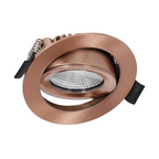 Inbouwspot Laag Latina Vara Geborsteld Koper 5W 85mm